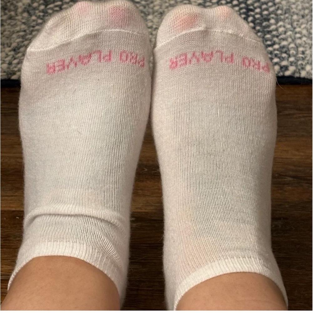 Socks in gently used worn condition